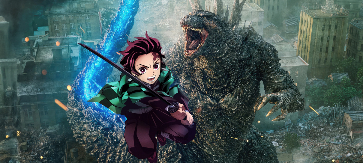 Novo Godzilla bate recorde de Demon Slayer e faz história na América do Norte