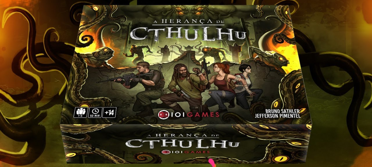 A Herança de Cthulhu, novo boardgame da 101 Games, busca financiamento