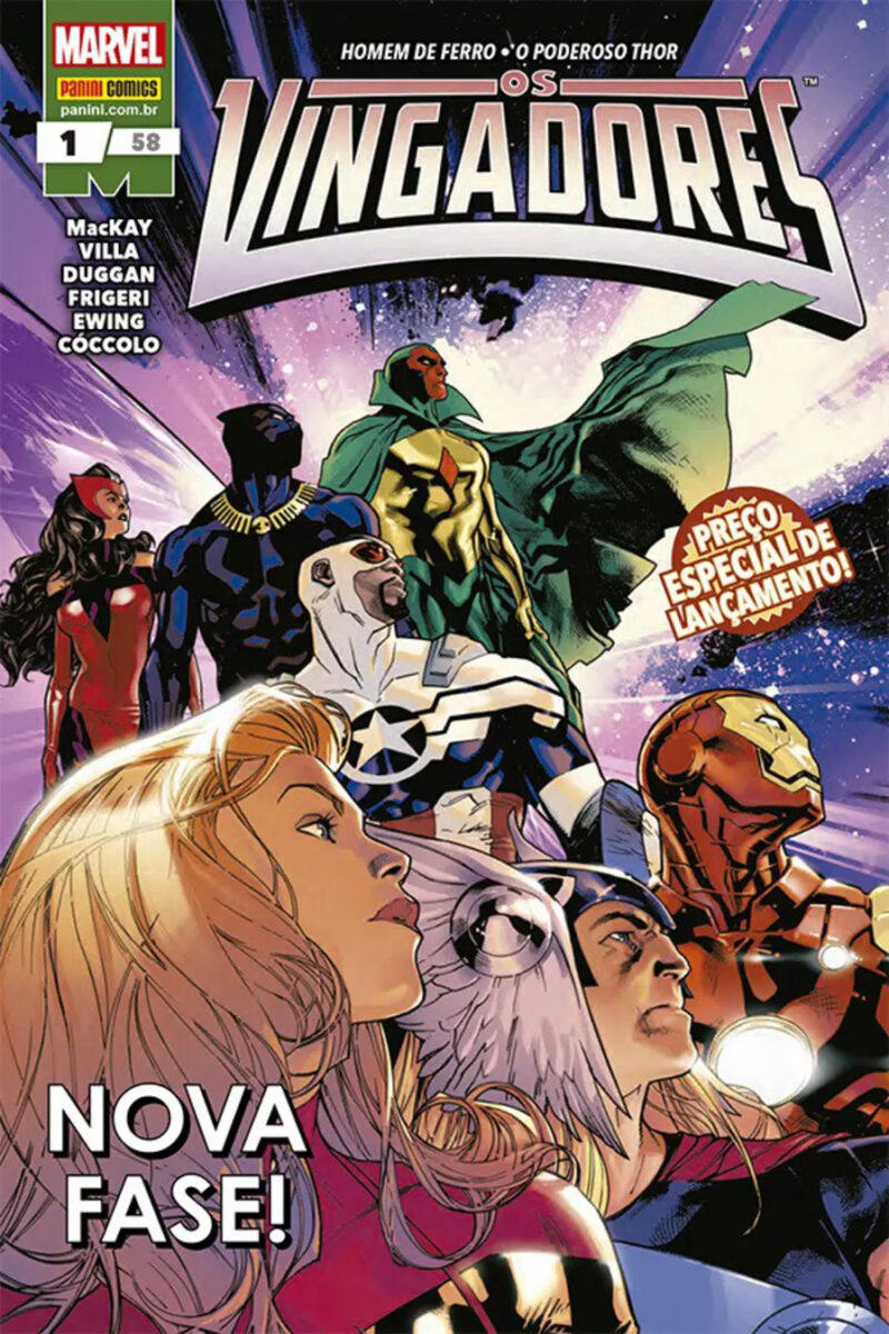 Capa de Vingadores #1 (Panini/Reprodução)