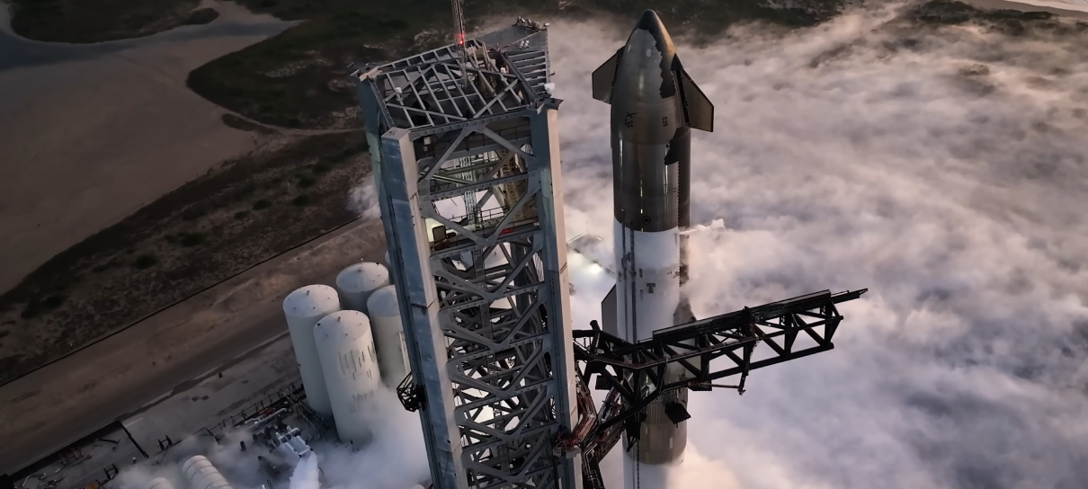 SpaceX divulga vídeo impressionante de teste de voo da nave Starship