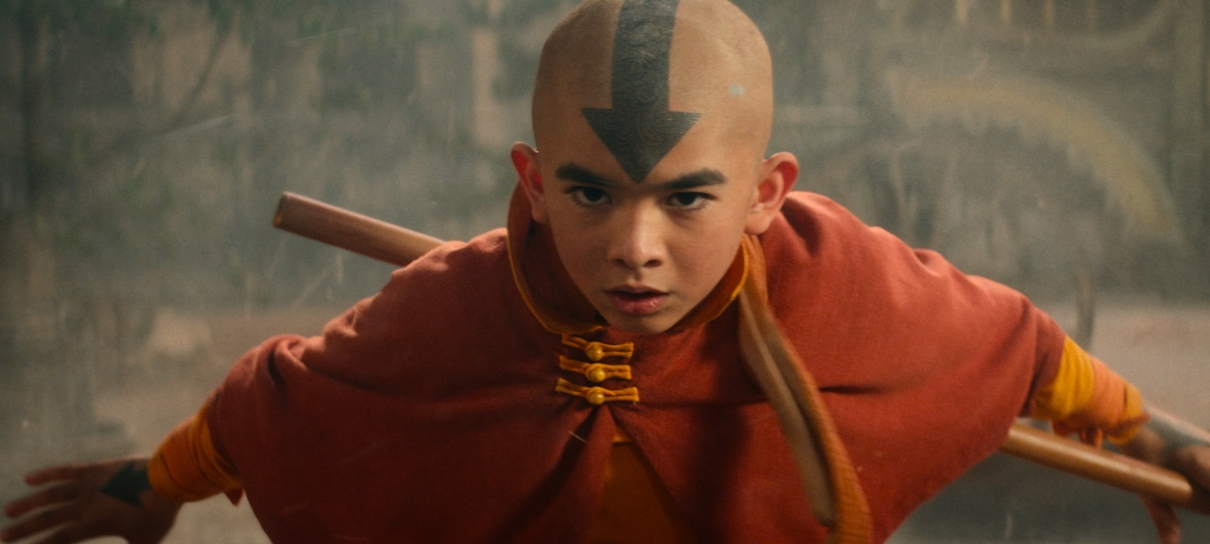 Visual de Aang é destaque em nova foto da série live-action de Avatar