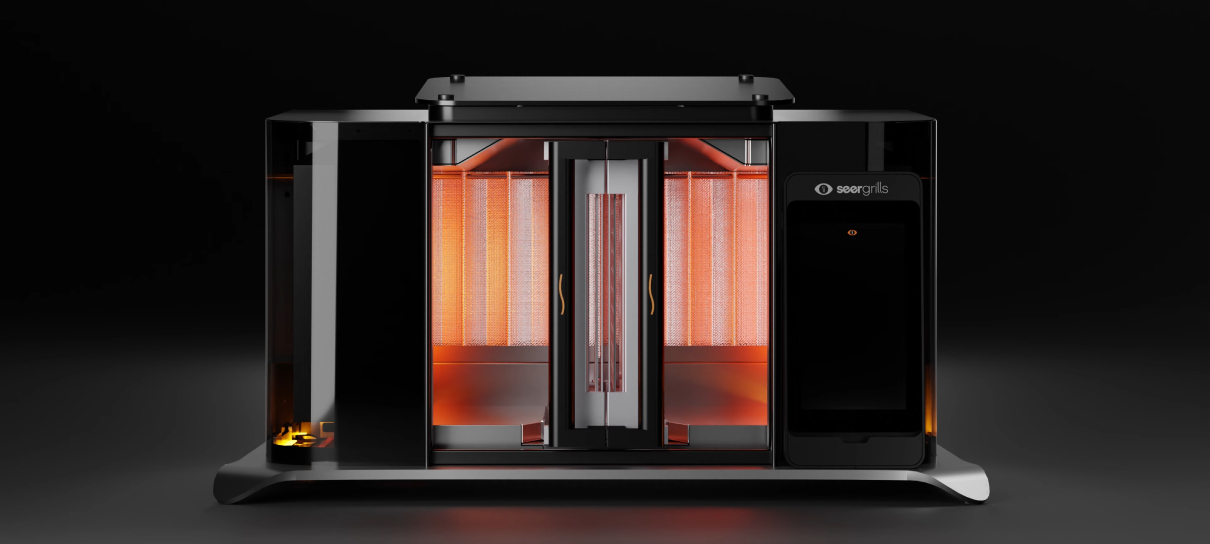 Churrasqueira com IA promete carne perfeita em menos de 2 minutos