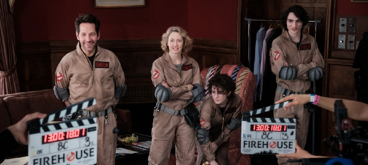 Paul Rudd e companhia são destaque em novas fotos de Ghostbusters: Apocalipse de Gelo