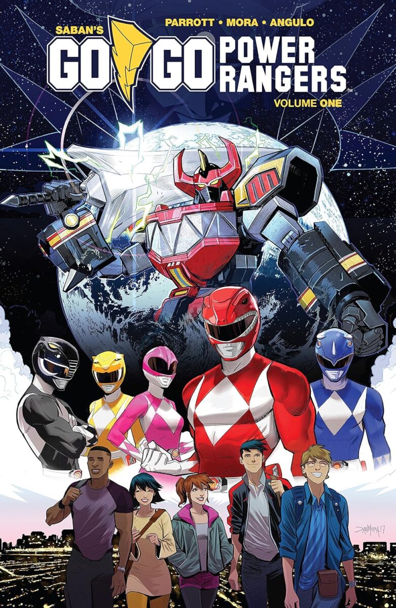 Capa do primeiro volume de Go Go Power Rangers (BOOM! Studios/Reprodução)