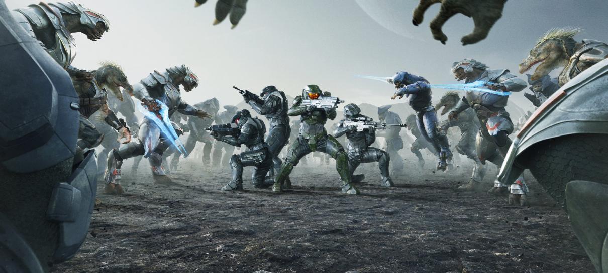 Pôsteres da 2ª temporada de Halo prometem conflito entre humanos e alienígenas