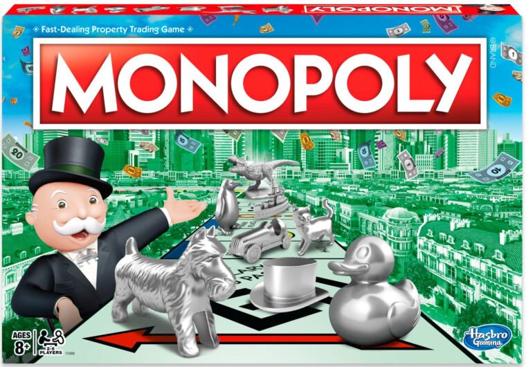 Caixa do jogo Monopoly (Hasbro/Divulgação)