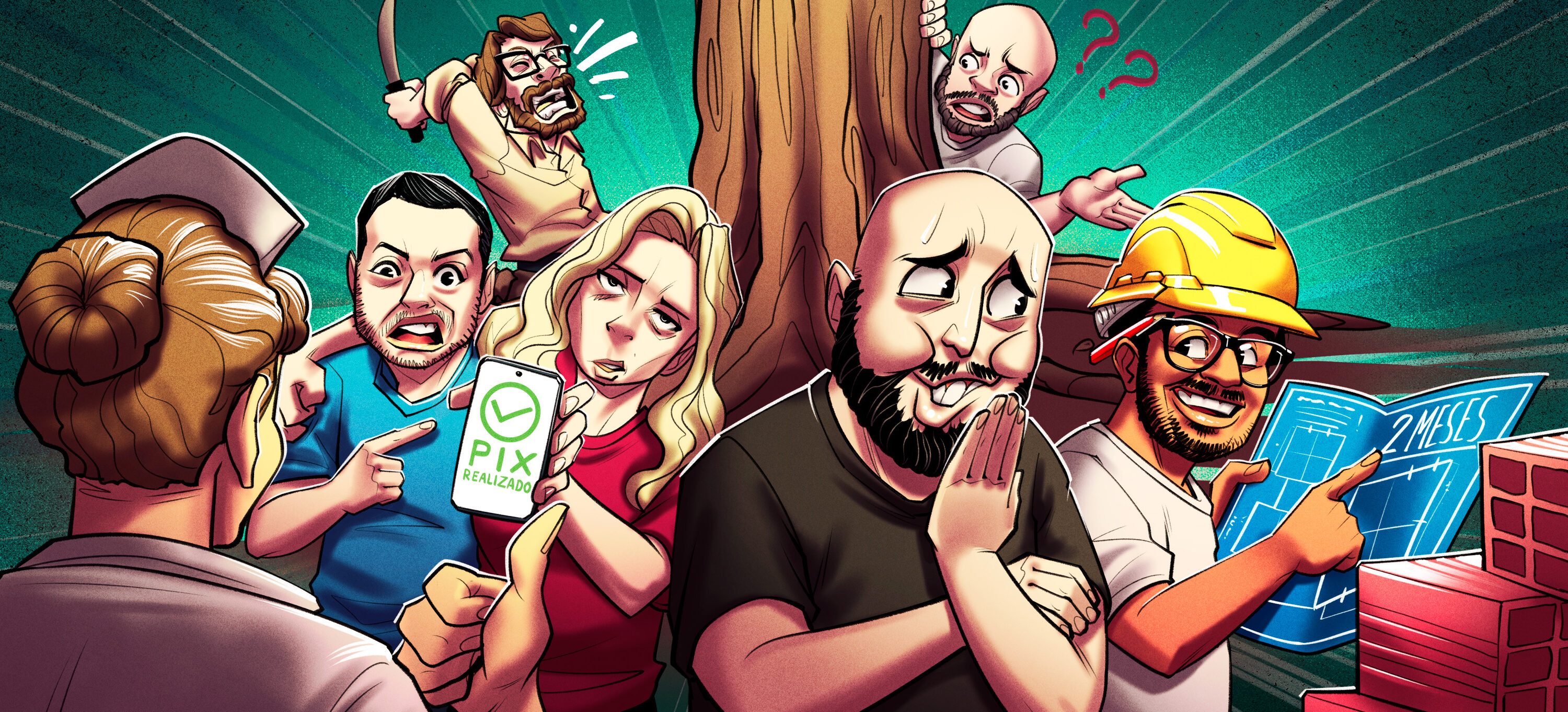 Capa do episódio Qual é a pauta? Novela, Obra, BBB e Doença