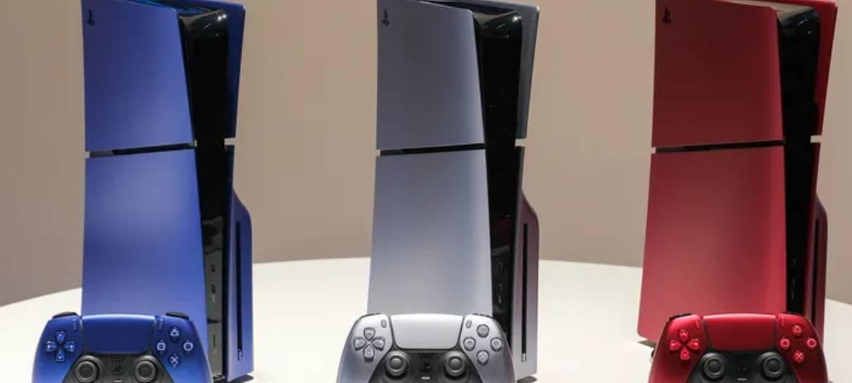 Sony revela novas cores para o PS5 Slim na CES 2024