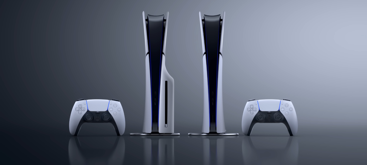 PlayStation 5 Slim Edição Digital, sem leitor de disco, chega ao Brasil