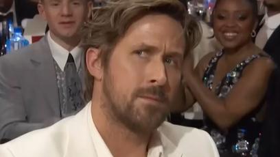Ryan Gosling vira meme com reação a prêmio no Critics Choice Awards 2024