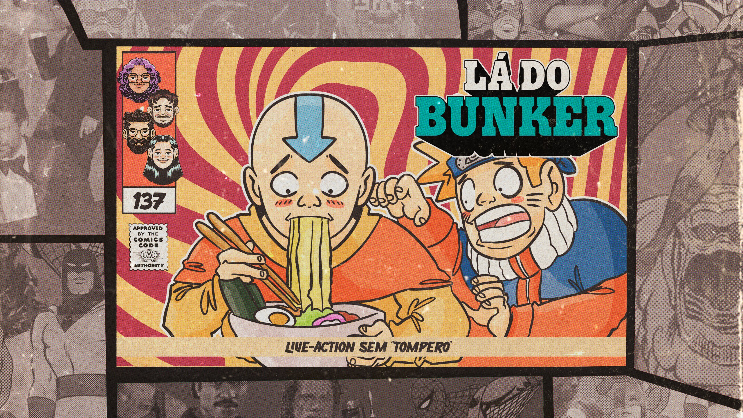 Capa do episódio Live-action sem “tompero”