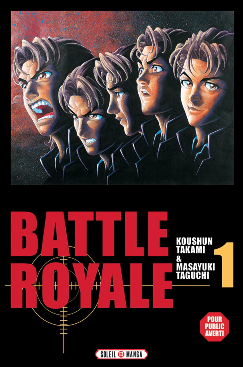 Capa provisória do primeiro volume de Battle Royale (Divulgação)