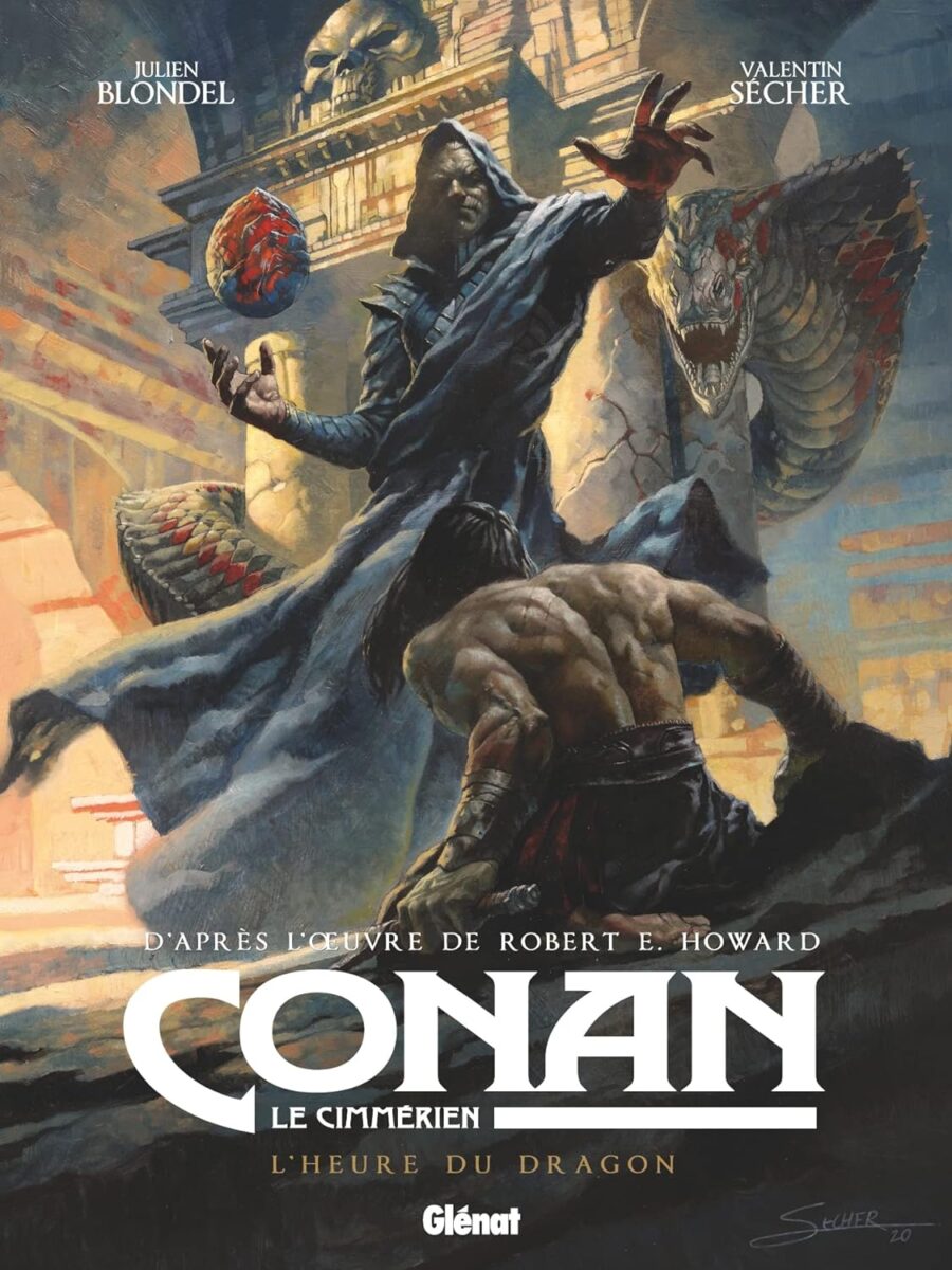 Capa provisória do quarto volume de Conan: O Cimério (Divulgação)