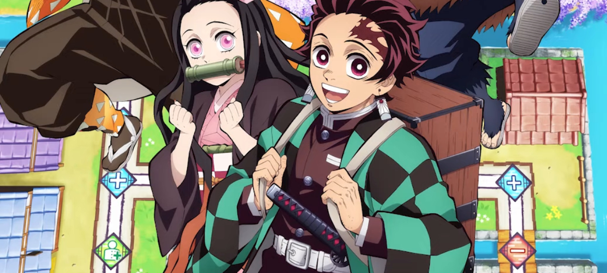 Sweep the Board!, jogo de tabuleiro de Demon Slayer, destaca gameplay em trailer