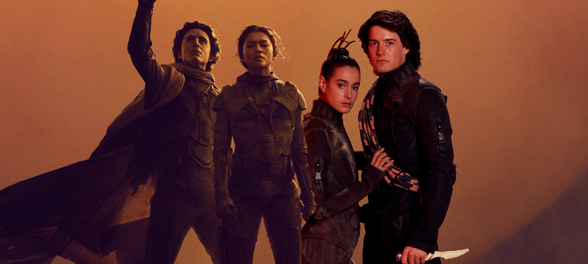 Compare os elencos dos filmes de Duna