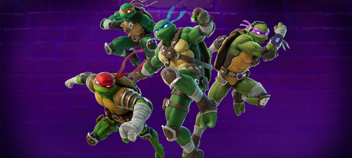 As Tartarugas Ninja enfrentam Destruidor em colaboração com Fortnite