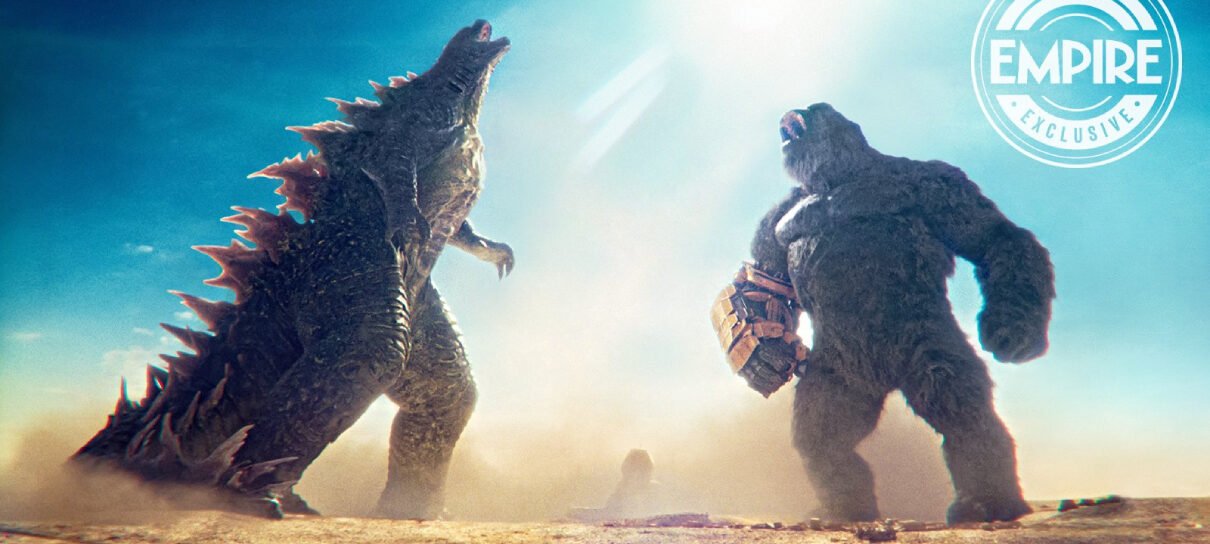 Godzilla e Kong soltam a voz em foto de O Novo Império