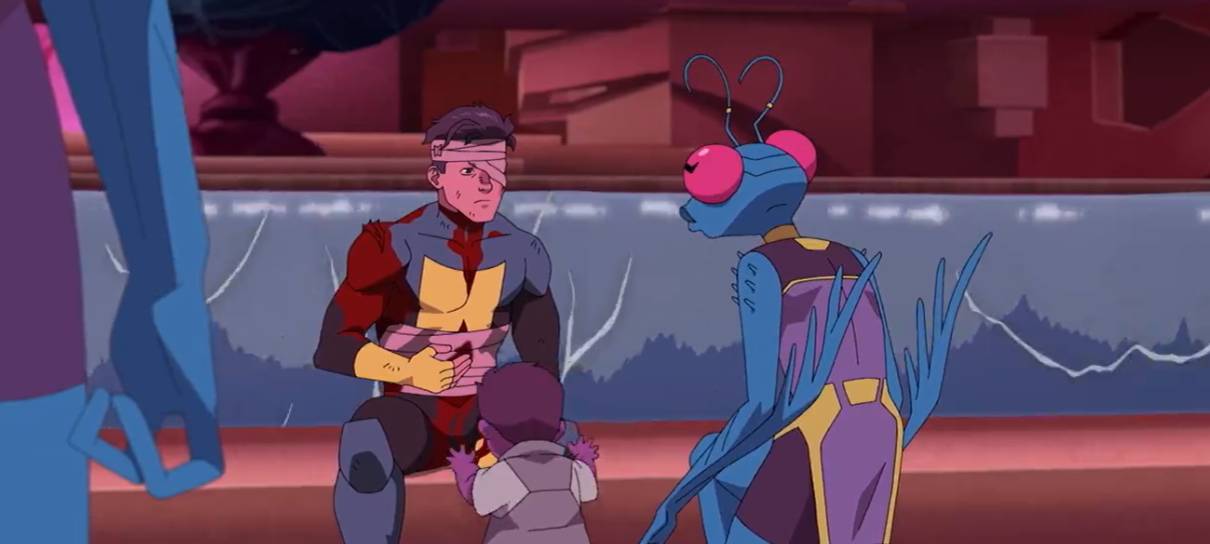 Mark enfrenta consequências em cena inédita da 2ª temporada de Invencível