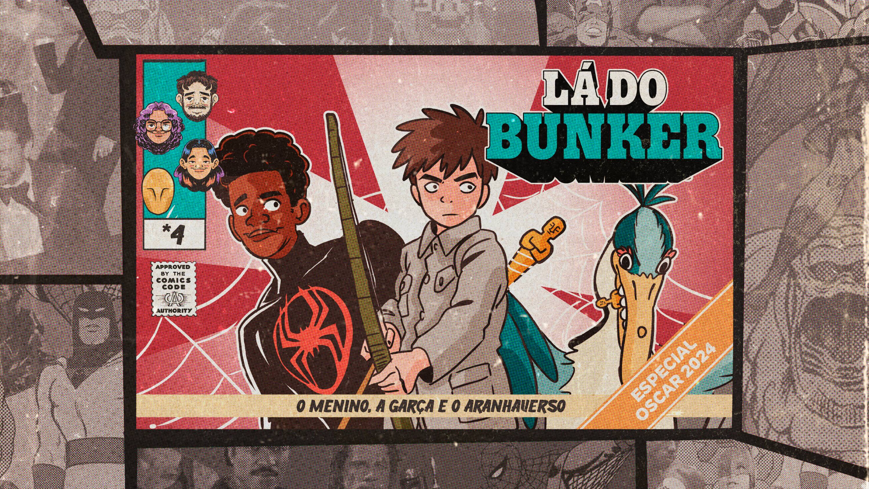 Capa do episódio O Menino, a Garça e o Aranhaverso
