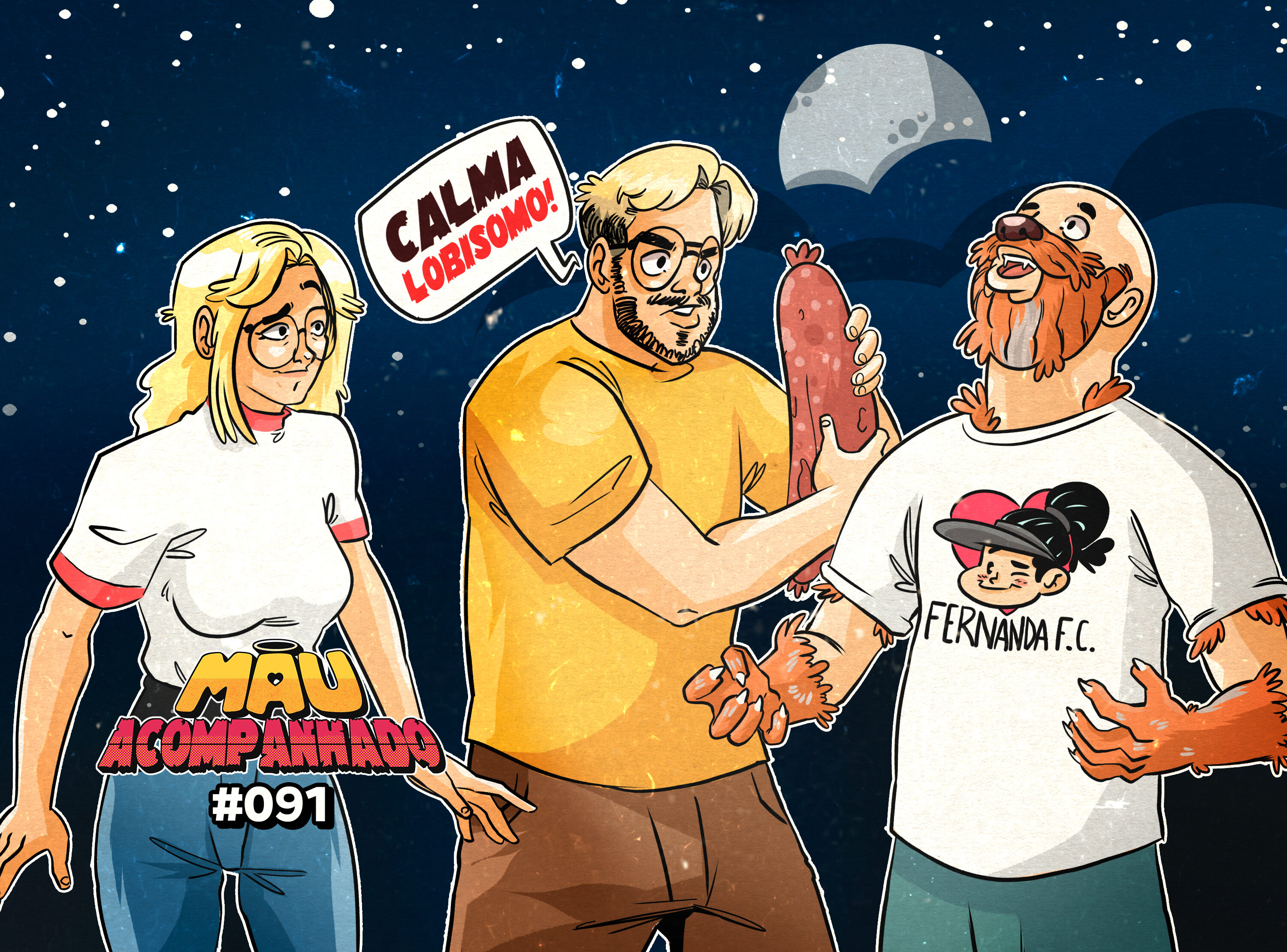 Capa do episódio Calma calabreso! Eu sou um lobinho da Fernanda!