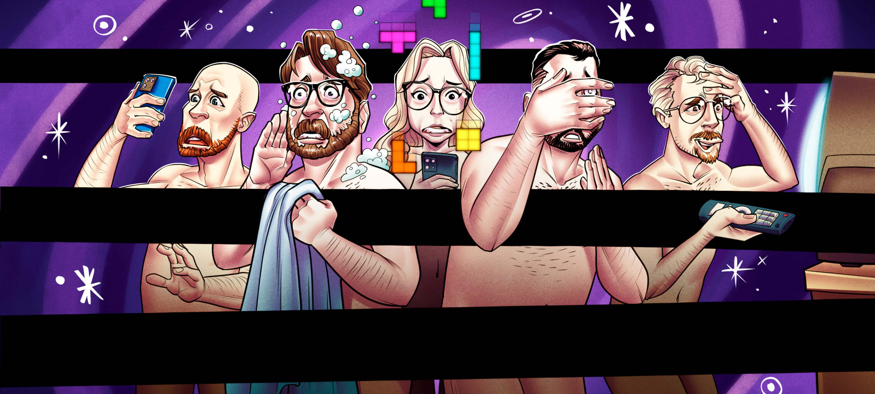 Pelados e traumatizados