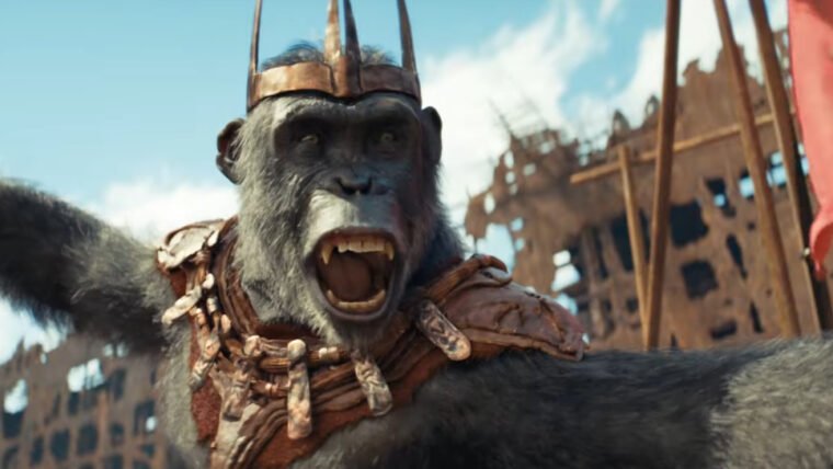 Macacos caçam humanos no trailer de Planeta dos Macacos: O Reinado