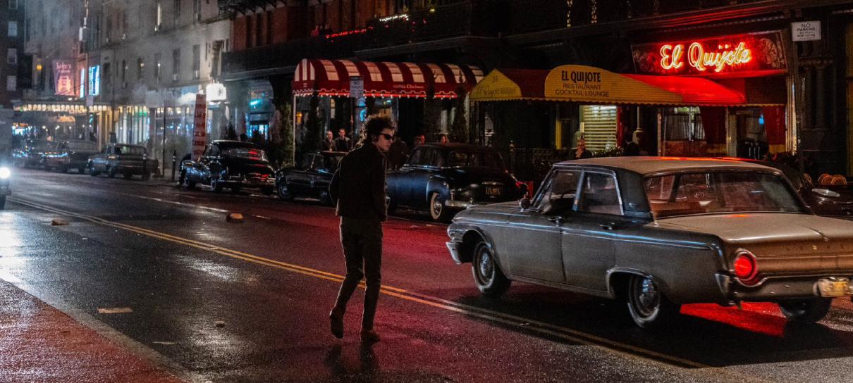 Foto da cinebiografia de Bob Dylan destaca Chalamet e Hotel Chelsea