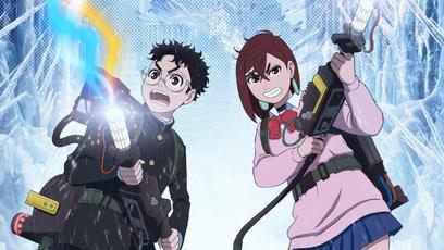 Anime de Dan Da Dan e Ghostbusters fazem crossover divertido em cartaz 