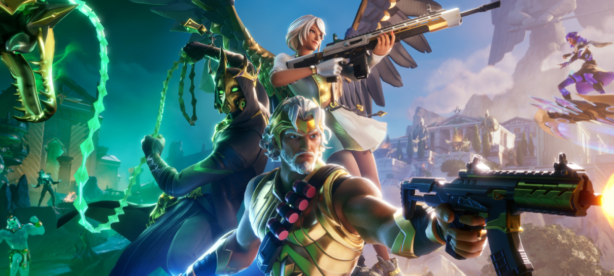 Nova temporada de Fortnite traz armas e deuses direto do Olimpo