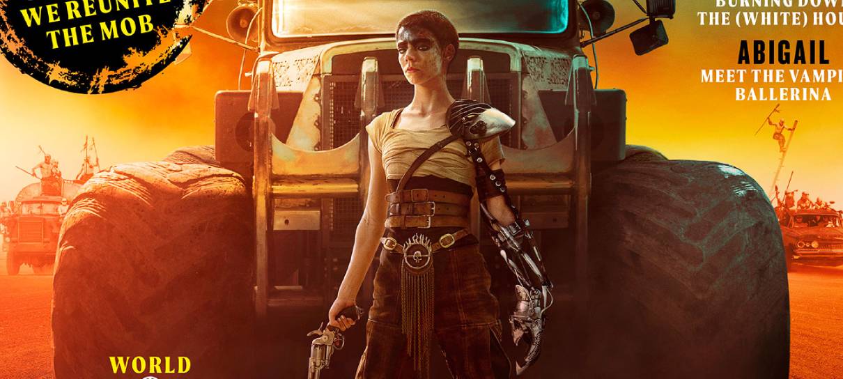Furiosa enfrenta a estrada da fúria em novas fotos do filme