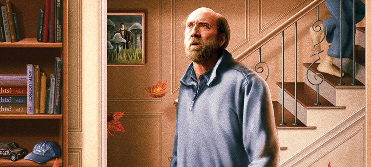 Nicolas Cage vive absurdos em pôster de O Homem dos Sonhos