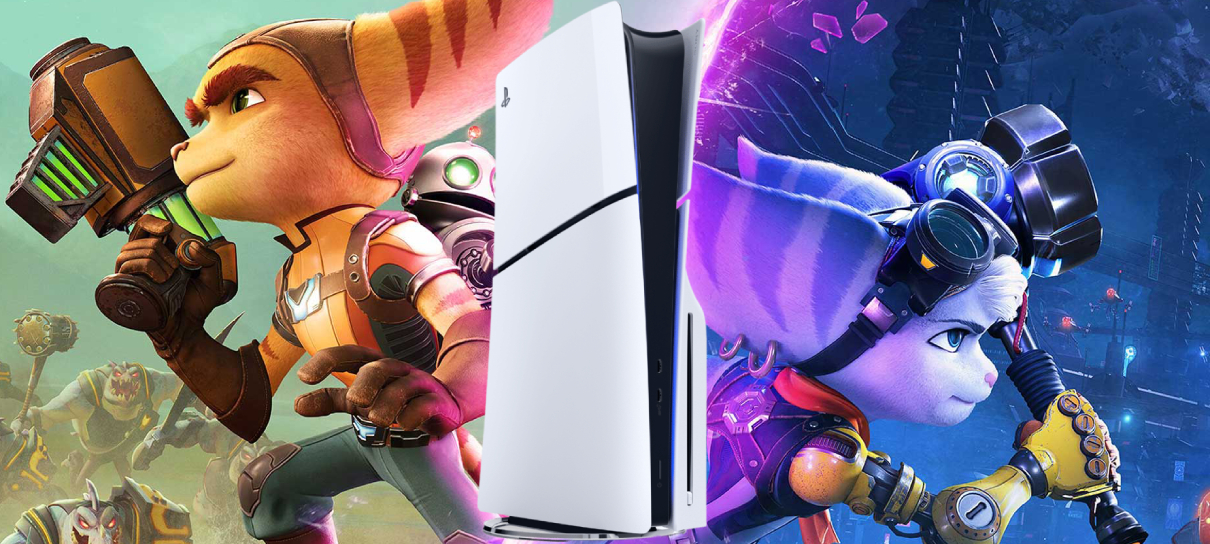 Pacote com PlayStation 5 Slim, leitor de disco e dois jogos chega ao Brasil