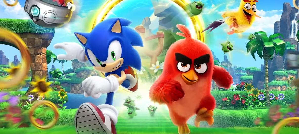 Sonic e Angry Birds se unem em colaboração especial para jogos mobile