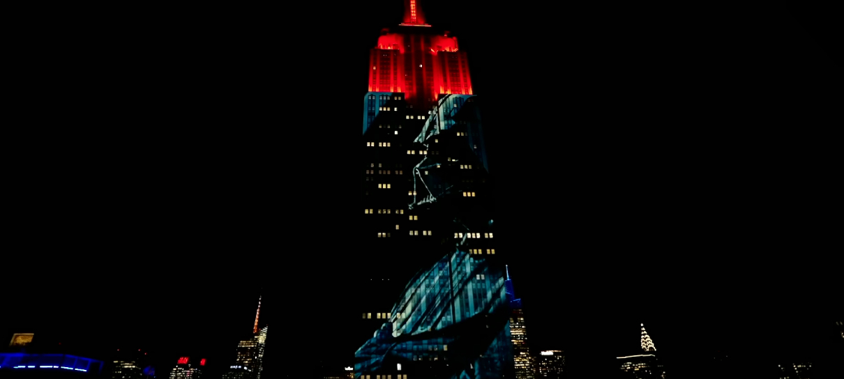 Empire State recebe evento inspirado em Star Wars com show de luzes