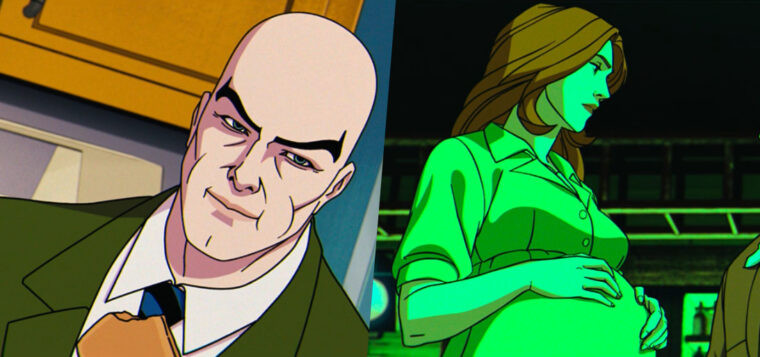 Morfo imtando Professor X e Jean Grey em X-Men '97 (Marvel Studios/Reprodução)
