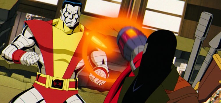 Morfo se transforma em Colossus para combater o Executor X em X-Men '97 (Marvel Studios/Reprodução)