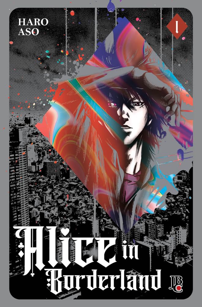 Capa do primeiro volume de Alice in Borderland (JBC/Divulgação)