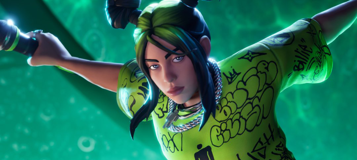 Billie Eilish animará Fortnite Festival a partir de amanhã (23)