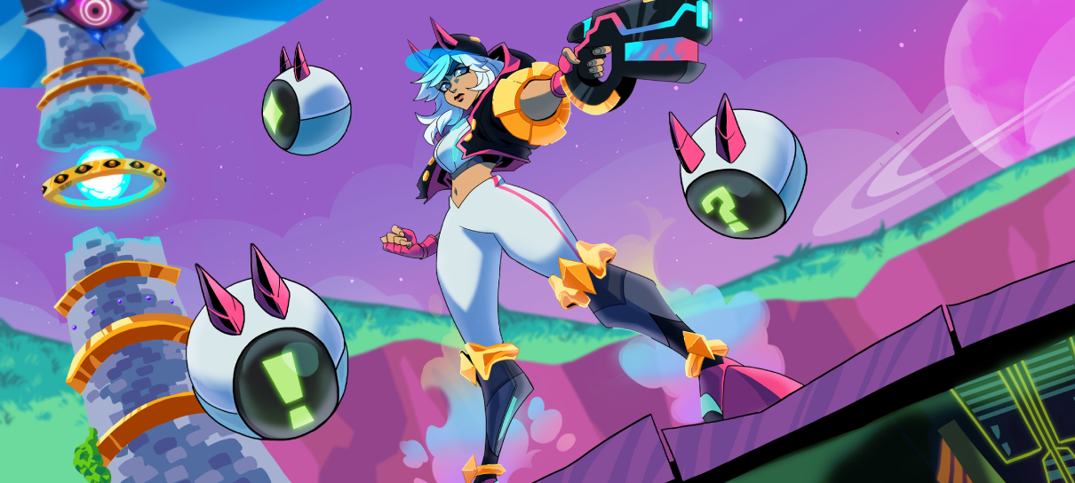 Elsie, roguelike tecnocolorido, chegará ao Brasil com textos em português