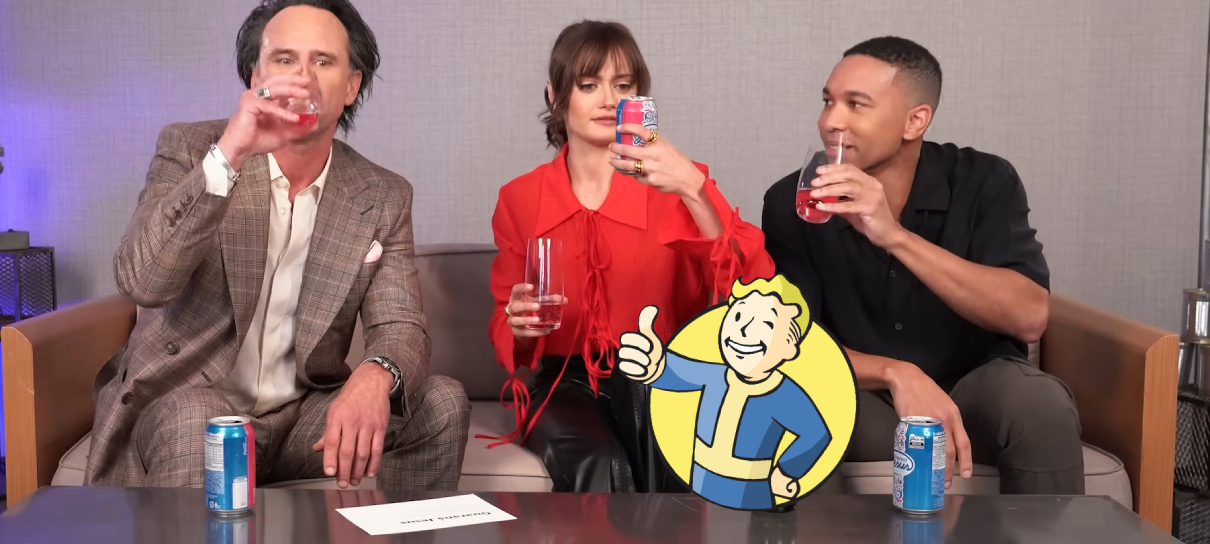 Elenco de Fallout tem melhores reações ao provar comidas brasileiras