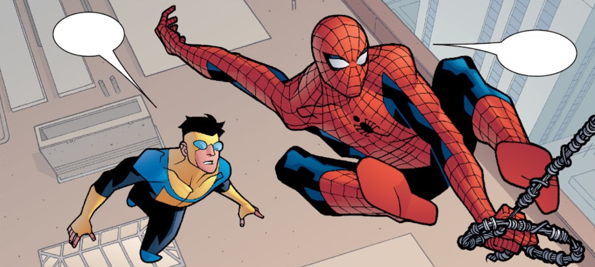 Como foi o encontro entre Invencível e Homem-Aranha nas HQs