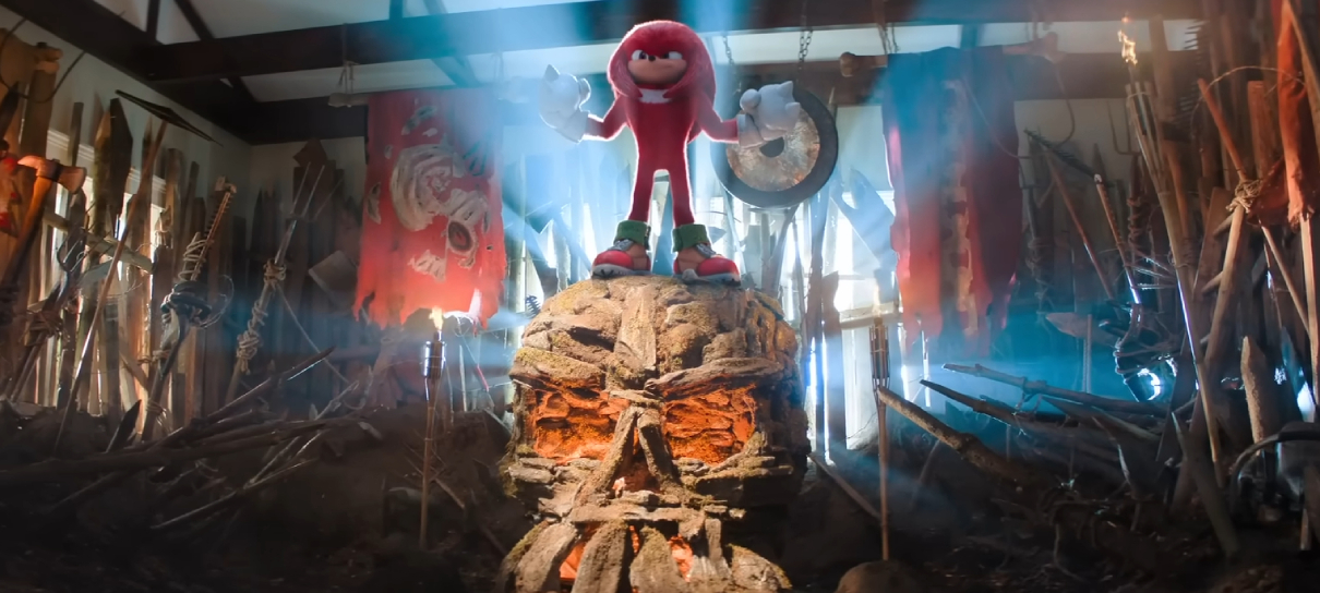 Vídeo de Knuckles revela bastidores de ação e voz equidna