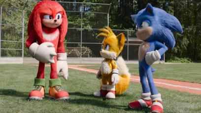 Como é a participação de Sonic e Tails na série do Knuckles?