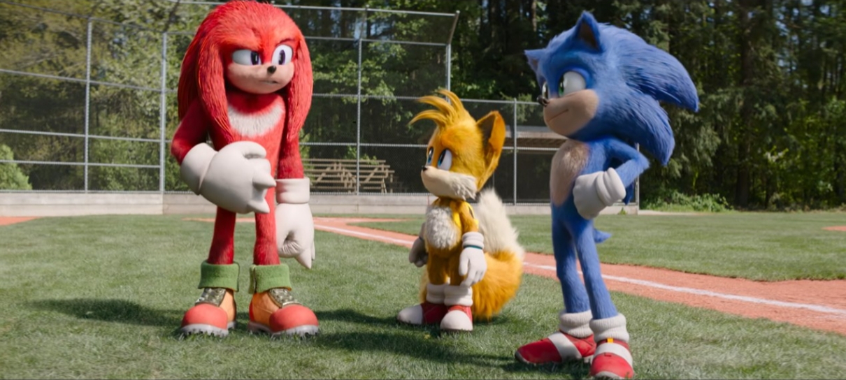 Como é a participação de Sonic e Tails na série do Knuckles?
