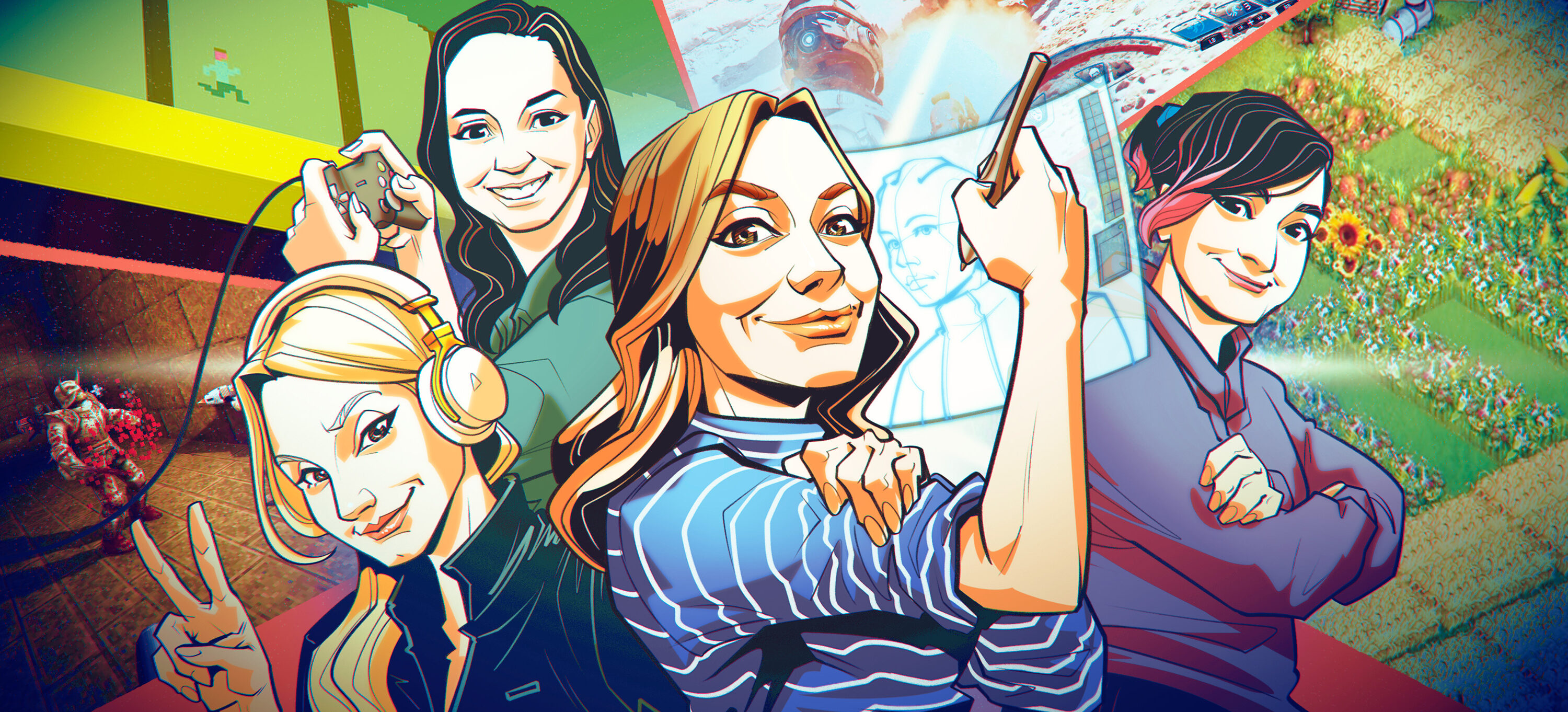Capa do episódio Mulheres no game
