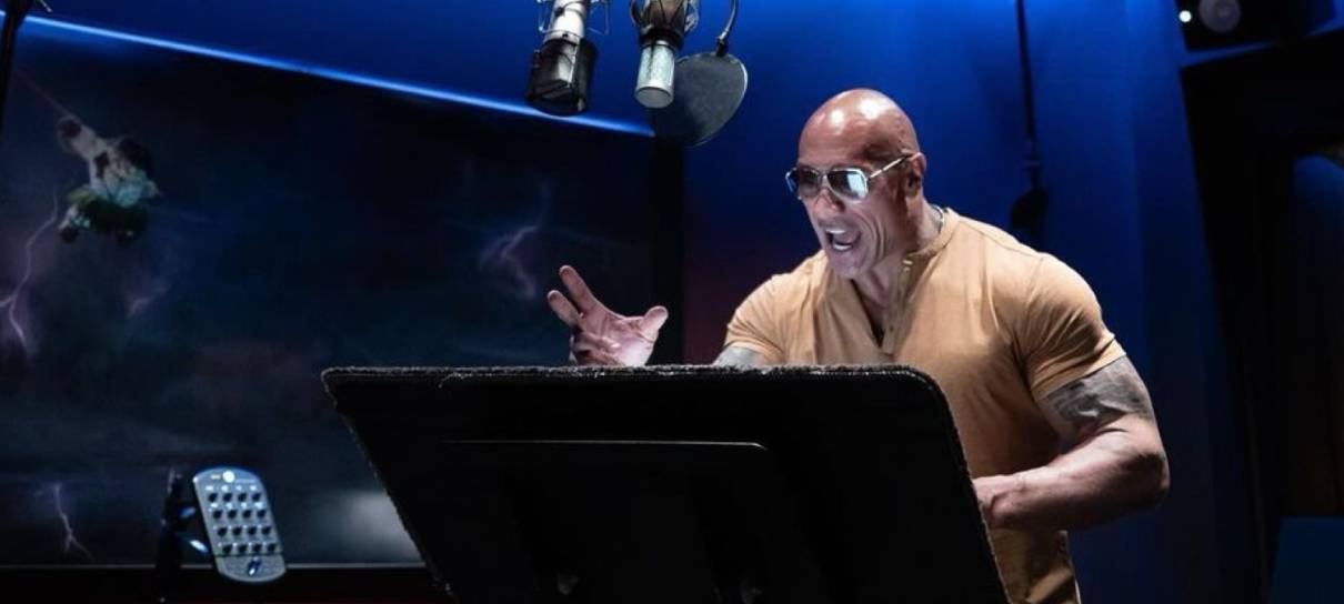 The Rock prepara volta do Maui em bastidores de Moana 2