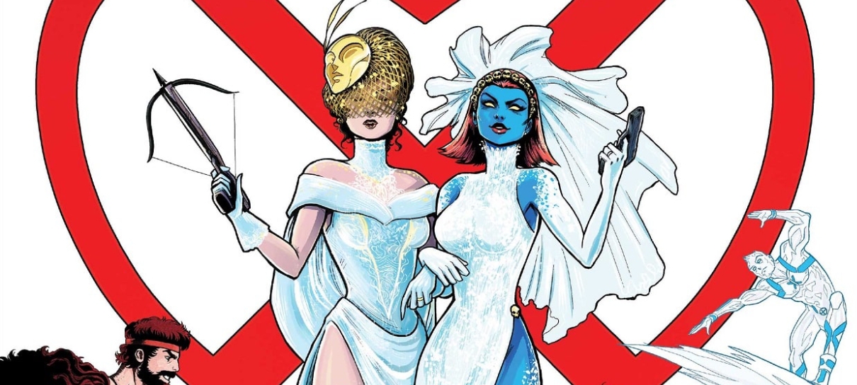 Marvel vai mostrar casamento de Mística e Sina em nova HQ dos X-Men
