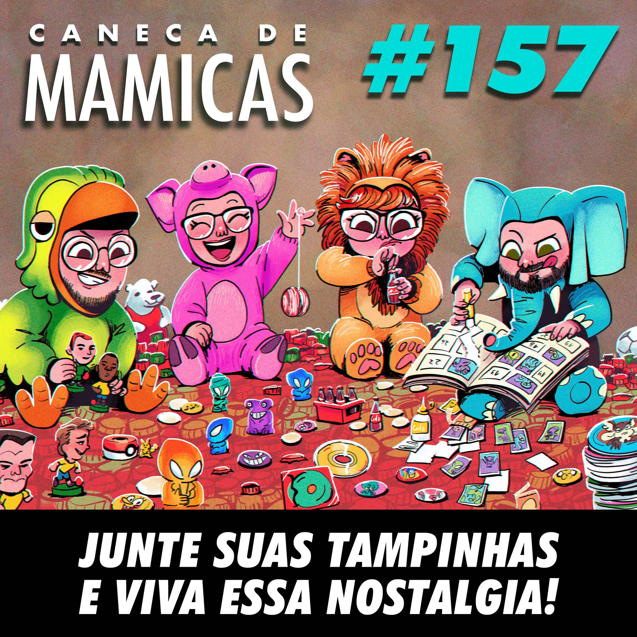 Caneca de Mamicas 157 - Junte suas tampinhas e viva essa nostalgia!