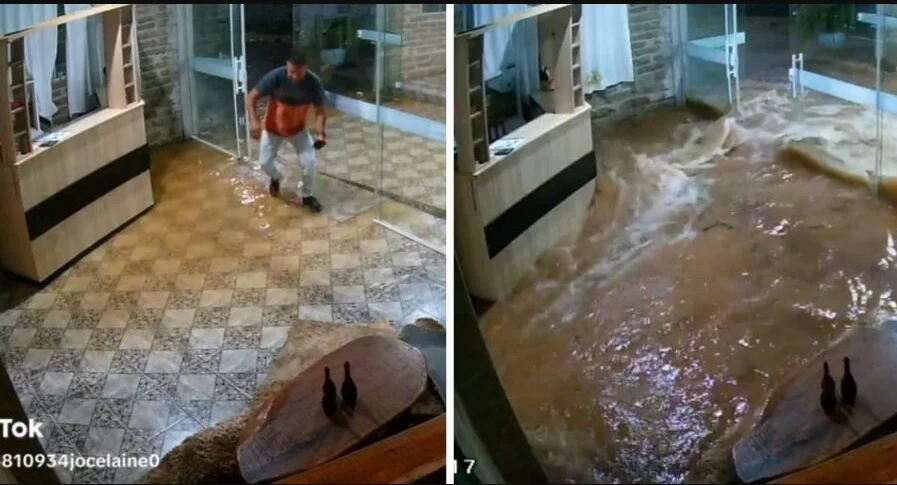 Água invadindo Casa