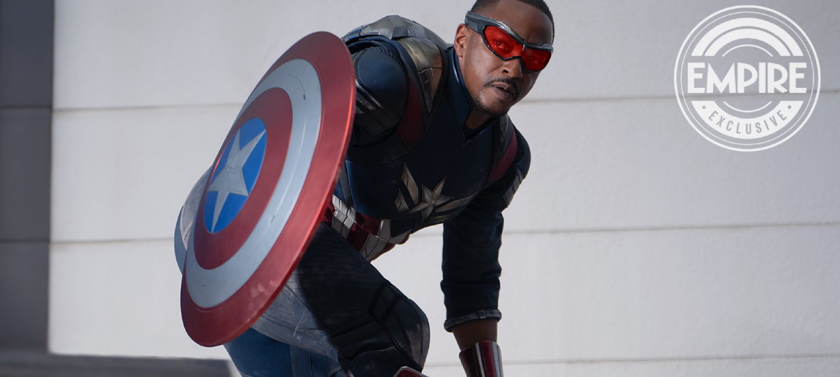 Anthony Mackie ostenta escudo estrelado em foto de Capitão América 4